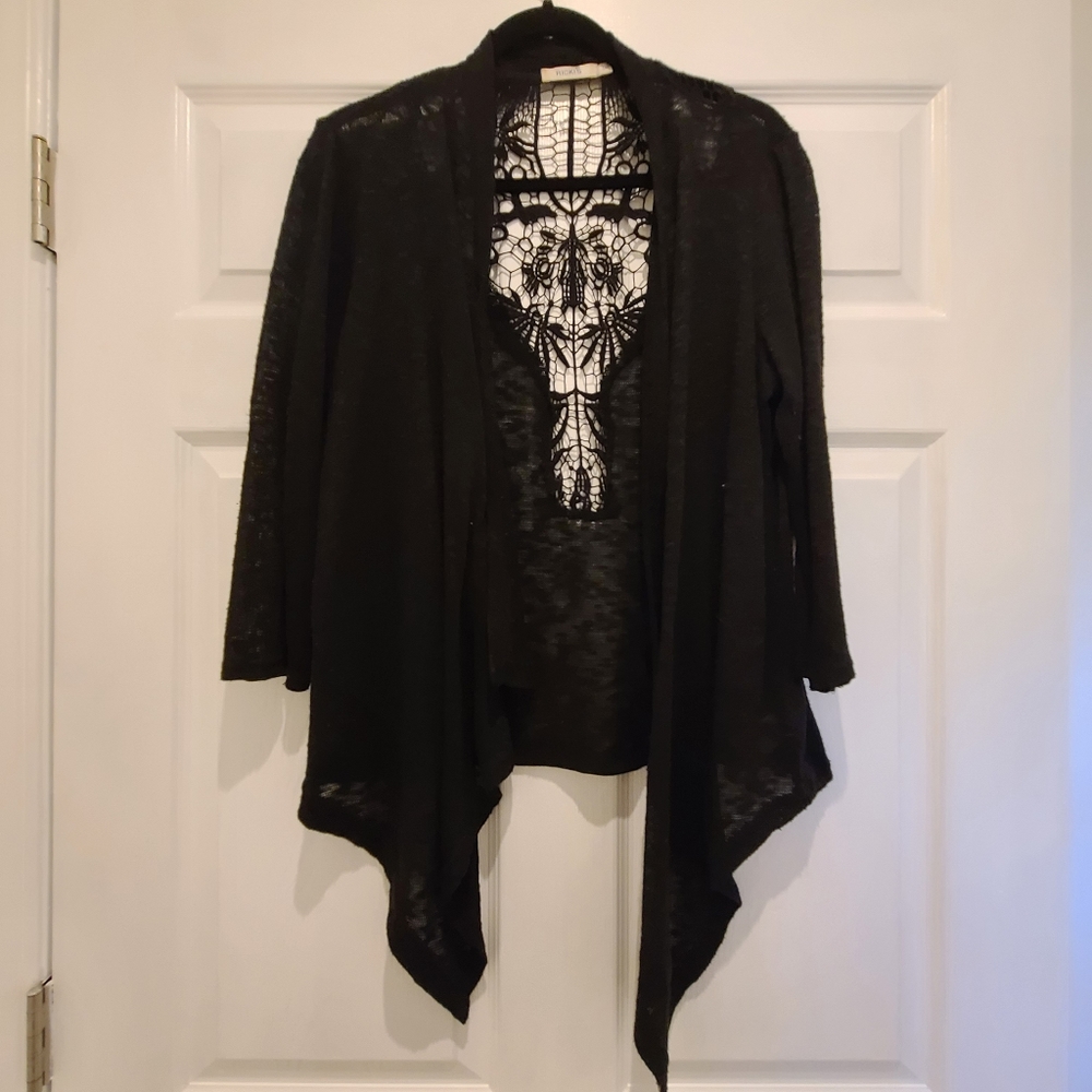 Cutout back Cardigan